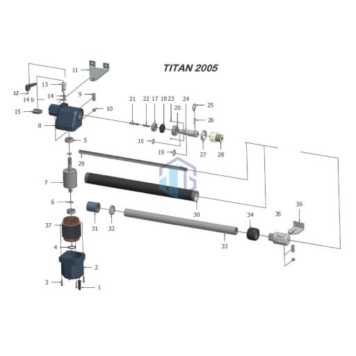 TITAN 300 szárnyaskapu motor