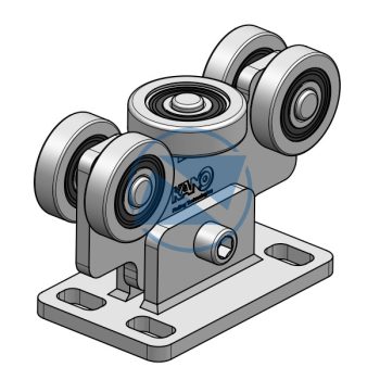Úszókapu görgő (65F5 tartóbak)