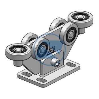 Úszókapu görgő (65F6 tartóbak)